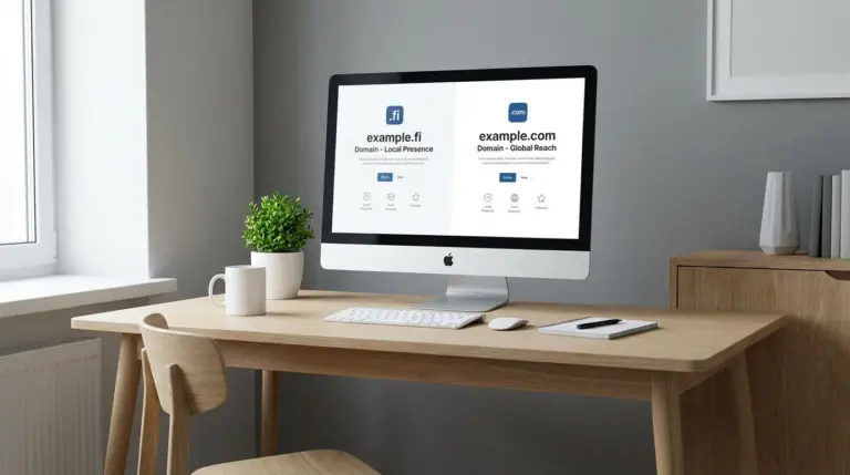 .fi vai .com pääte yrityksen verkkosivujen päätteeksi