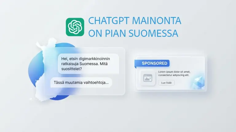 ChatGPT-mainonta – mahdollista pian yrityksille myös Suomessa